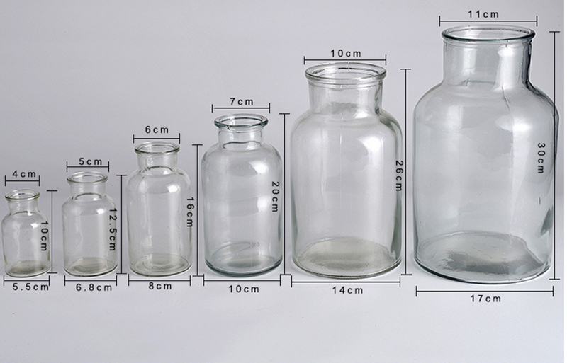 Glass Reagent Vase - Glass Bottle Manufacturer